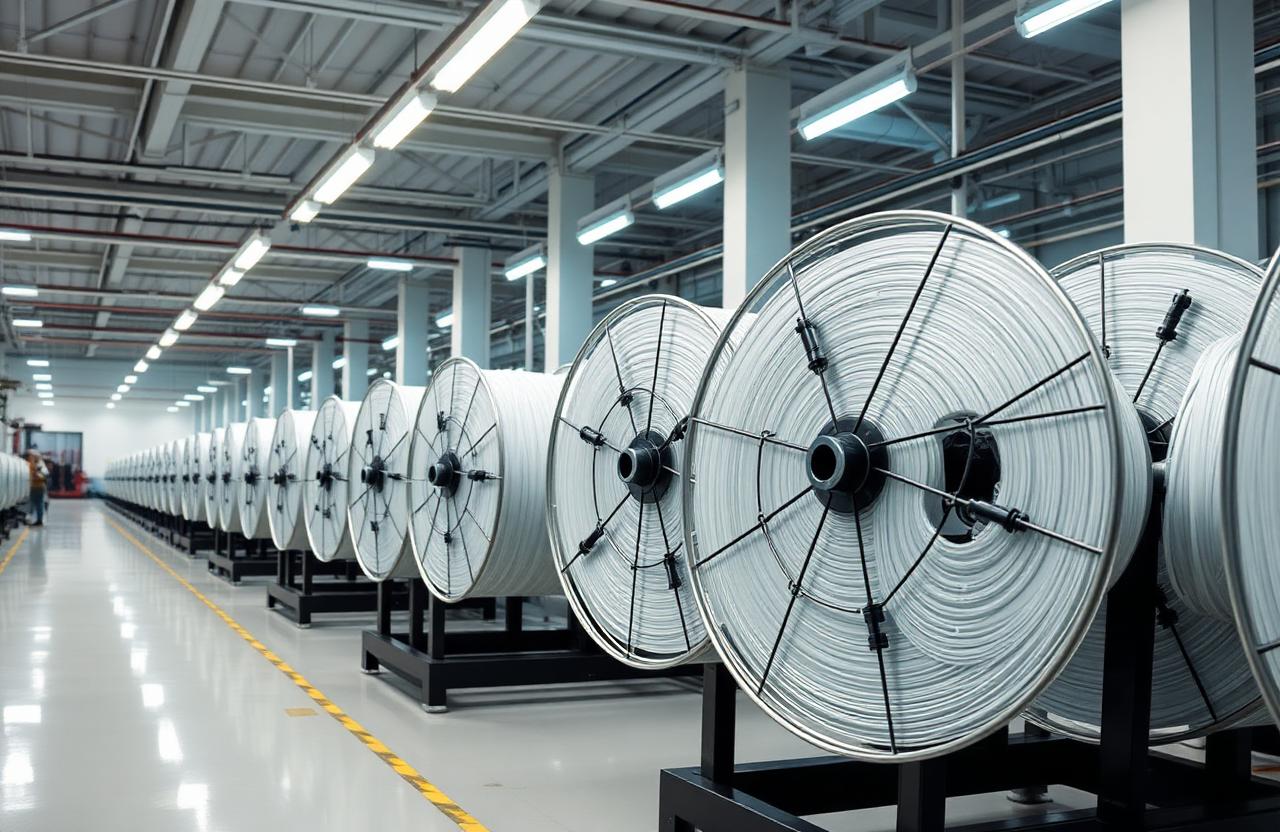 Fibrafrica fiber optic manufacturing facility in China