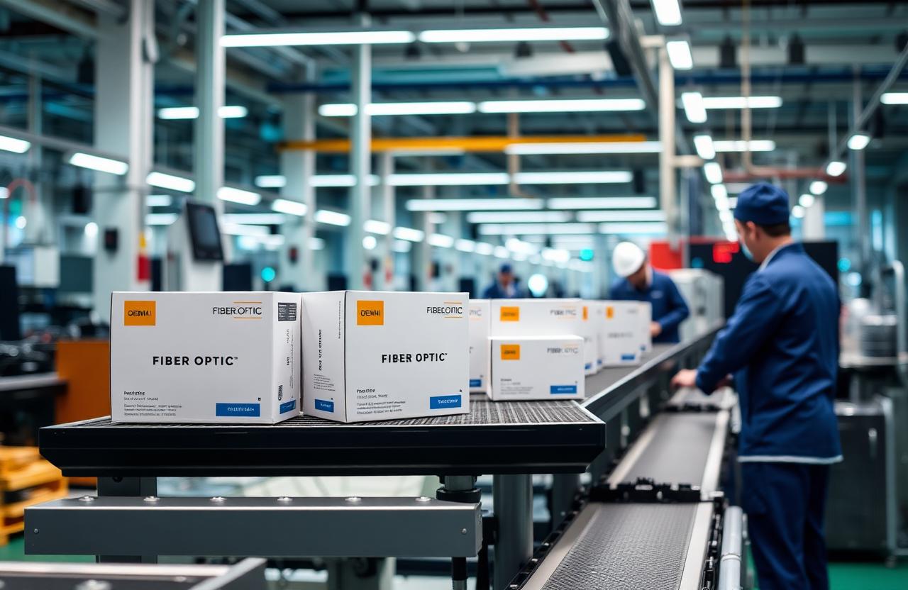 OEM packaging line at Fibrafrica factory